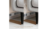 Furniture Stop Block Interlocking Furniture Coaster with Notch Grippers Anti Skid Slimline for Living Room, Bedroom