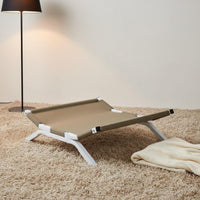 Moisture-Proof Elevated Dog Bed Breathable Raised Pet Cot All-Season Use Dog Sling Bed Scratch-Resistant for Outdoor