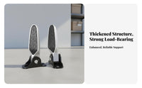 2 Pieces Electric Scooter Folding Footrests Small & Portable Foldable Foot Pegs Universal Rear Footrest Easy Installation