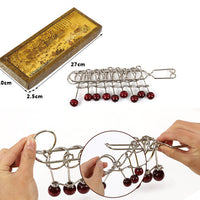 Large Classic Nine-Link Puzzle Brain Teaser for Students and Adults