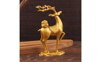 Symbol of Prosperity Chinese Fortunate Deer Ornament Wedding Gift Fortune Deer Figurine for Entryway