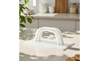 Heat-Resistant Baking Press Mold Handheld Confectionery Press Easy to Use Shaping Tool with Handle Reusable for Home Bakers