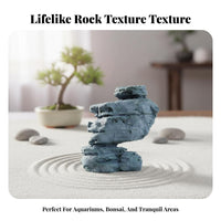 Fishes Tank Rockery Traditional Chinese Aesthetic Micro Landscape Mountain Model Look Fishes Tank Stone Decoration for Bonsai Enthusiasts, Desktop