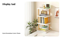 three-tier Fan-Shaped Stand Multitier Design Desktop Rack complimentarystanding for Renters