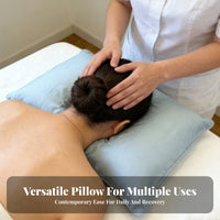 Breathable Massage Table Face Pillow Ergonomic Design Pr Single Pillow with Face Hole Skin-Friendly Material for Beauticians, Beauty Salon