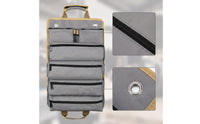 Portable Folding Tool Bag Hanging Foldable Tool Bag Wear-Resistant Heavy Duty for Electricians, Job Site