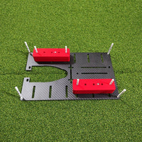 Putt Precision Lane Mat Stroke Path Practice Putting Training Sports Gear for Golfers, Beginners