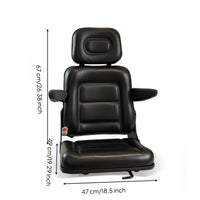 Forklift Seat with Adjustment Lever Adjustable Forklift Seat Comfortable