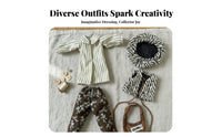 30cm Doll Clothes Set Fashionable Design BJD Doll Clothes Detailed Craftsmanship Miniature Fashion Set for Hobbyists