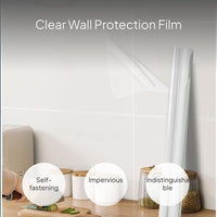 Transparent Wall Protection Film, Waterproof, Removable