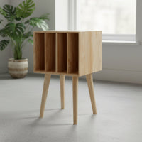Vinyl Album Storage Rack Vintage Design Vinyl Album Storage Cabinet for Study