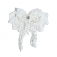 Three-Dimensional Butterfly Lace Applique Embroidered Butterfly Applique Transparent Embellishment Textured for Crafters, Costume Designers, Sewing Projects, Stage Costumes, Hat Making