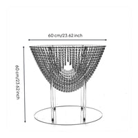 Wedding Crystal Decor Stand Luxury Style Crystal flowers stand Stable Base for Event Planners, Banquet