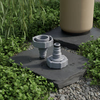 2 Pieces Threaded Design Optimal Method Hose Adapter Sealed Connection Pool Cleaner Hose Adapter Easy to Install