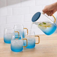 pitcher and drinking glasses set