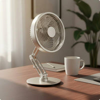 Metal USB table Fan Compact Size Folding Desk Fan Cordless for Travel