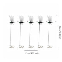 5 Pieces Chemicalsafe Realistic Dragonfly Clip Vibrant Colors Fake Dragonfly Clip Lightweight Decor