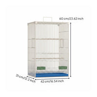 Large Bird Enclosure Extra Tall Pet Housing Coating for Living Room