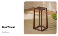 Solid Construction Tall Square Flower Table Stable Structure Plant Stand Elegant Design Display Pedestal Multi-Functional for Homeowners, Tea Enthusiasts, Event Planners, Living Room, Entryway, Corner Space, Party Decoration