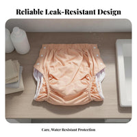 Reusable Mature Diaper Leak Resistant Reusable Mature Cloth Diaper Reusable Incontinence Pants Leak-Resistant Water Resistant