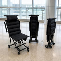 Portable Folding Outdoor Cart with Wheels for Seniors and Pregnant Women