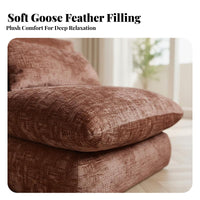 Foldable Backrest transformable blossom Pouf 2-in-1 Function Floor Lounger Plush Upholstery Accent Seating Modern design for Young Adults, Students, Balcony, Living Room, perusing reading corner, Apartment