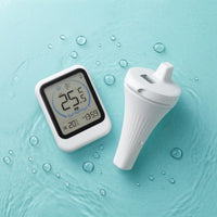 Wireless Pool Thermometer Waterproof Digital Pool Thermometer Floating Water Sensor Easy-to-Read Fast Updates