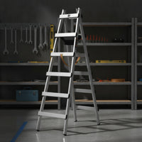 Stepladder Ladder Anti-Slip Double-Sided Ladder Stable Step Stool for Homeowners, Painters, Home Repairs, Garage, Closet