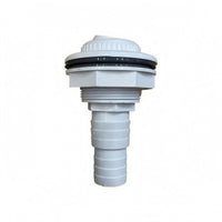 Hex Collar Pool Nozzle Fitting Black Sealing Seal Pool Filter Hose Adapter White Plastic Hose Barb Adapter Compact