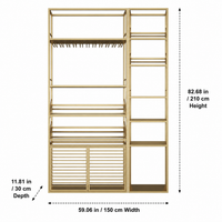 Luxury Metal Wine Rack, Freestanding Wine Bottle Holder, Commercial Storage for Bar, Hotel Display
