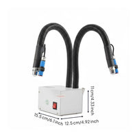 Chip Controlled Ionizing Air Snake Low Noise Operation Automatic Static Eliminator Photoelectric Sensor Air Blower for Factory Workers, Technicians, Assembly Line, Workshop, Electronics Repair