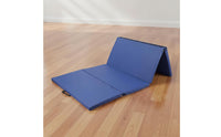 Foldable Design 4-Panel Tumbling Mat Non-Slip Surface Folding Gymnastics Mat Easy to Clean Thick Crash Pad Waterproof for Home