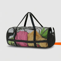 Easy Dry Mesh Duffel Bag Breathable Mesh Bag with Shoulder Strap Lightweight Sports Duffel with Side Pocket Heavy Duty for Swimmers