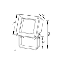 Square LED Floodlight DMX512 Compatible Outdoor Tree Uplight Waterproof for Park