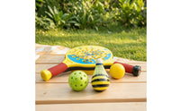 2 Pieces Children's Tennis Racket Sturdy Kids Tennis Racket Racquet Long-Lasting Toy Portable for Beginners, Backyard, Park