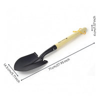 Garden Trowel with Wooden Handle Rust Resistant Gardening with Wooden Handle Sturdy Soil Digger for Homeowners, Planting, Yard Work