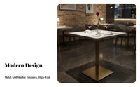 Booth, Table, and Chair Combination Sintered Stsingle surface Commercial Furniture Complete Dining Set Restaurant Seating for Restaurants, Cafes, Bistro