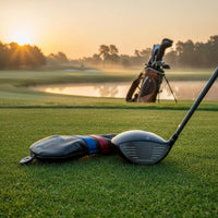 Waterproof Numbered Golf Headcover Easy to Clean Golf Club Headcover Striped Design Driver Long-Range Wood Wood Hybrid Cover for Golfers