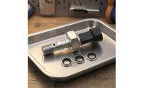 Threaded Hydraulic Brake Sensor Easy to Install Pressure Switch with Sealing Rings Compatible Brake Pressure Brake Pressure Indicator with Washers Long-Lasting for UTV Maintenance