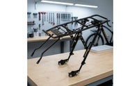 Two-Wheeler Rear Rack Aluminum Alloy Rear Bike Rack Heavy-Duty for Commuters, Mountain Bikes