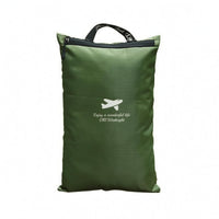 Zippered Waterproof Storage Bag Carry Handle Roll-Top Storage Bag Water-Resistant
