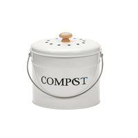 Kitchen Compost Bin Cylindrical Compost Bin with Lid Sturdy