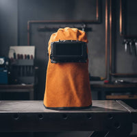 Welding Hood with Flip-up Lens Flame Resistant Welding Hood with Flip-Open Lens Headwear Full-Coverage Safety for Welders