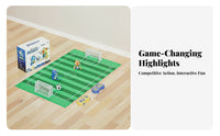 Wireless Control Robot Soccer Set Football Field Mat Robot Soccer Kit Goal Nets Wheeled Bases