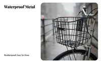 Waterproof Electric Scooter Basket Lightweight Front Bike Basket Sturdy Construction for Commuters, Students, Grocery Shopping, Errands