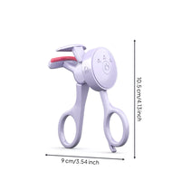 USB Charging Heated Eyelash Curler Compact Electric Lash Curler Handheld Cosmetics Tool Lightweight for Travelers