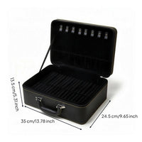 40 Slot Bracelet Case PU Leather Sturdy Construction Bracelet Organizer Securing Display