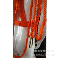 Red Double-Back Half-Body Fall Protection Safety Harness for High-Altitude Work