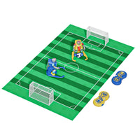 Wireless Control Robot Soccer Set Football Field Mat Robot Soccer Kit Goal Nets Wheeled Bases