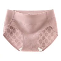 Underwear Women High Cut Knickers Multipack with Gusset for Hygiene, Jacquard Weave Pants for Everyday Wear, Breathable